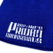 画像2: PROJECT ORIGINAL KNIT CAP ロイヤルブルー/ホワイト (2)