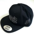 画像2: PROJECT ORIGINAL CLS Snapback CAP ブラック/チャコールグレー (2)