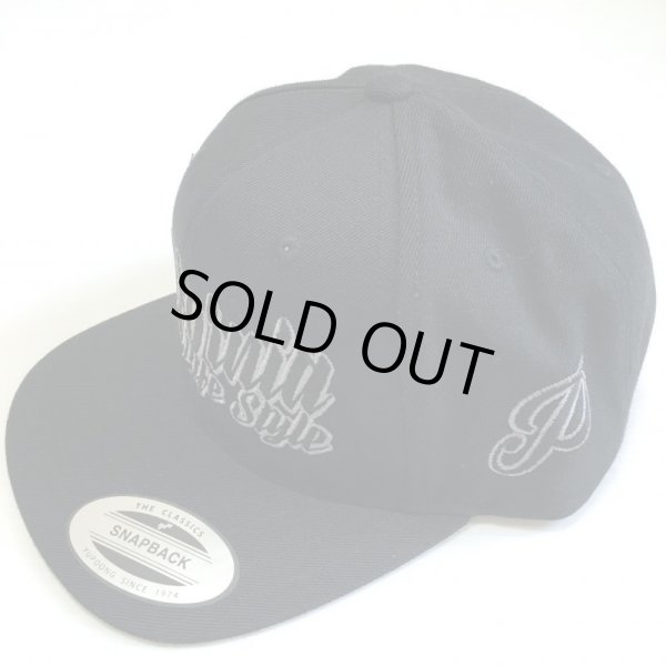 画像2: PROJECT ORIGINAL CLS Snapback CAP ブラック/チャコールグレー (2)