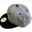 画像2: PROJECT ORIGINAL CLS Snapback CAP グレー/ブラック (2)