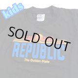 画像: CALIFORNIA ナンバー kids TEE ブラック