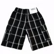 画像2: SHAKA Kids PLAID SHORT PANTS ブラック (2)