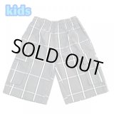 画像: SHAKA Kids PLAID SHORT PANTS グレー