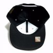 画像4: CALIFOGRIFO SNAPBACK CAP ブラック／ライトグレー (4)