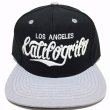 画像1: CALIFOGRIFO SNAPBACK CAP ブラック／ライトグレー (1)