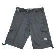 画像1: PROCLUB TWILL CARGO SHORT チャコールグレー (1)