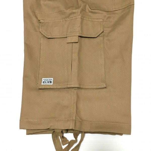 画像4: PROCLUB TWILL CARGO SHORT カーキ (4)