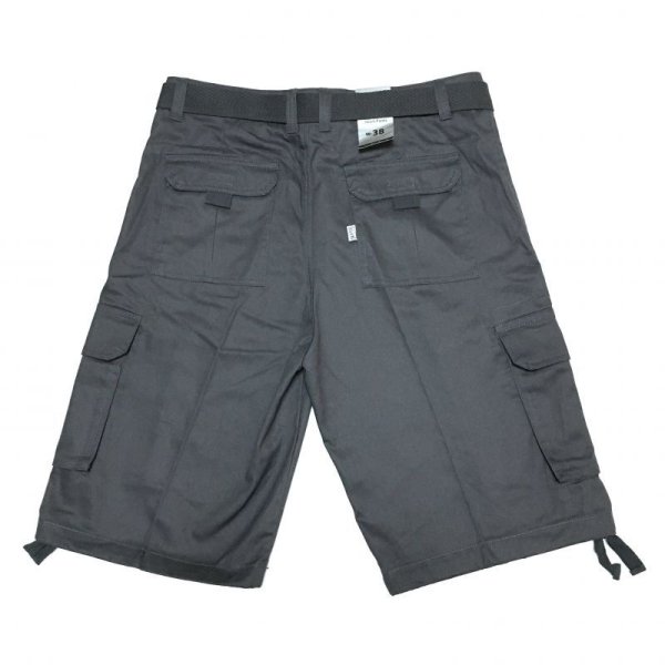 画像2: PROCLUB TWILL CARGO SHORT チャコールグレー (2)