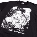 画像: GREENSPANS CLOWN & GIRLS TEE ブラック