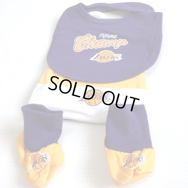 画像1: adidas LAKERS BABY 3点SET (1)