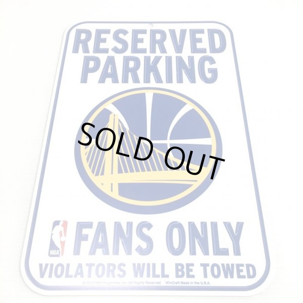 画像1: GOLDEN STATE WARRIORS PARKING SIGN (1)