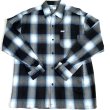 画像2: CALTOP OG CHECK SHIRT ネイビー/スカイブルー (2)