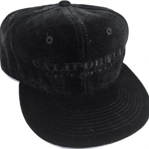 画像: PROJECT ORIGINAL OLD Velor Snapback cap ブラック