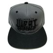 画像2: CALIFOGRIFO WESTCOAST SNAPBACK CAP チャコール/ブラック (2)