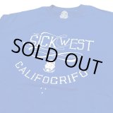 画像: CALIFOGRIFO SICK WEST TEE ブルー