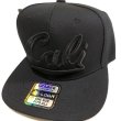 画像1: CALI Ghetto G snapback cap ブラックアウト (1)