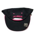 画像3: KIDS Los Angeles snapback cap ブラック/ピンク (3)