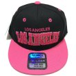 画像2: KIDS Los Angeles snapback cap ブラック/ピンク (2)