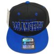 画像2: KIDS Los Angeles snapback cap ブラック/ロイヤルブルー (2)