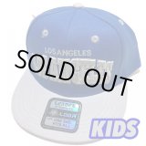 画像: KIDS Los Angeles snapback cap ロイヤルブルー/グレー