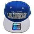 画像2: KIDS Los Angeles snapback cap ロイヤルブルー/グレー (2)