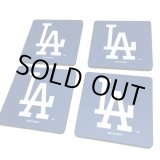 画像: LA Dodgers コースター 4枚SET