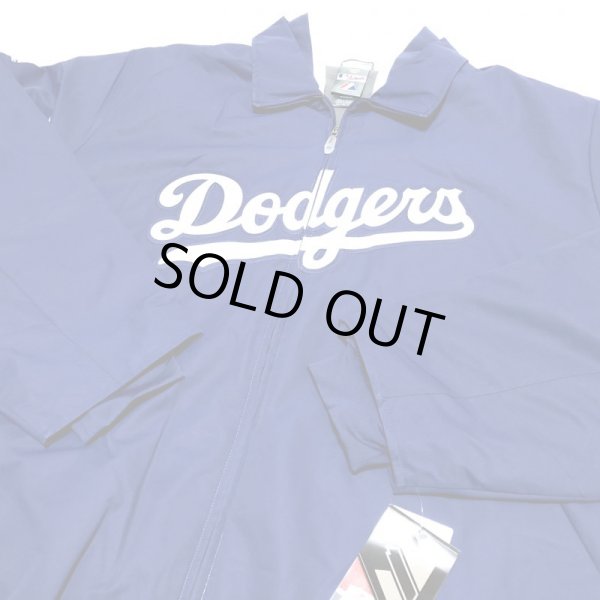 画像1: LA Dodgers authentic Premium JACKET ブルー (1)