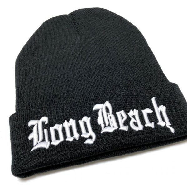 画像1: Ghetto City Beanie LONGBEACH (1)