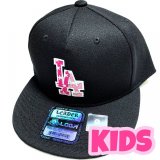 画像: KIDS LA FLAG CAP ピンク/ライトピンク