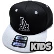 画像1: KIDS LA ALLDAY CAP ブラック/ライトグレー (1)