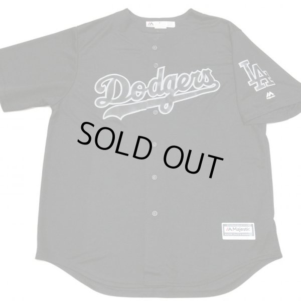 画像2: Majestic Dodgers Game shirt ブラック (2)