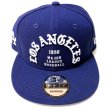 画像1: LA Dodgers Team Deluxe snapback cap ドジャーブルー (1)