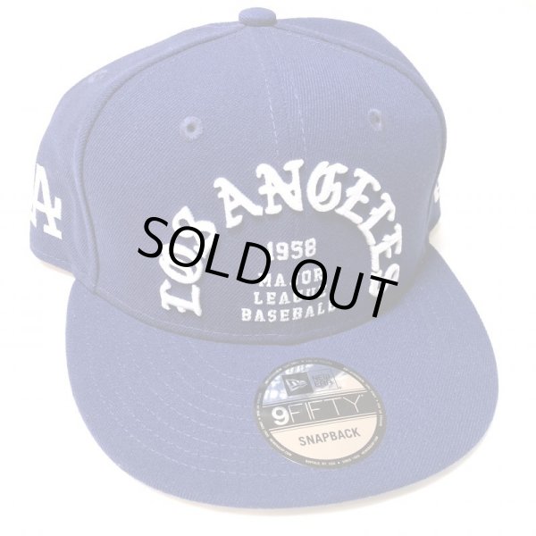 画像2: LA Dodgers Team Deluxe snapback cap ドジャーブルー (2)