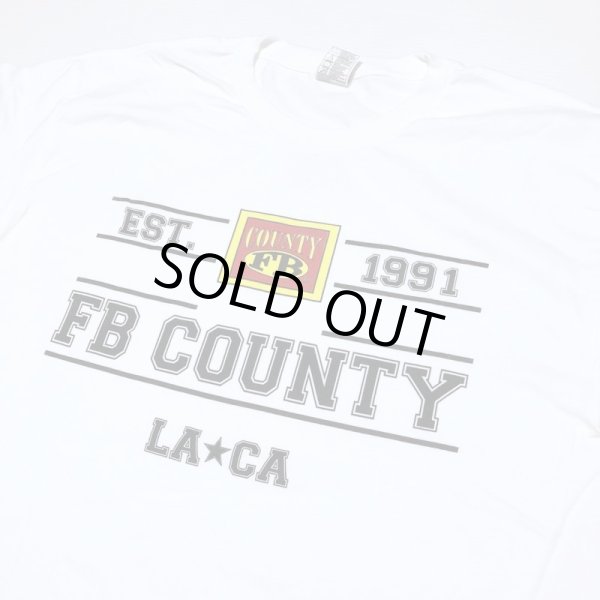 画像1: FB COUNTY  EST 1991 TEE ホワイト (1)