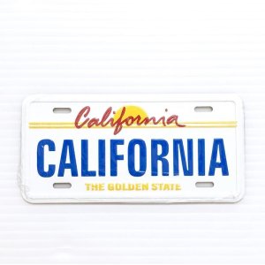画像: カリフォルニア ミニライセンスプレート型マグネット