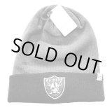 画像: NFL Oakland RAIDERS 2TONE KNIT CAP