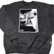 画像2: Estevan Oriol LA FINGER CREWNECK チャコールグレー (2)