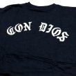 画像1: SRVNTZ Con Dios Crewneck ネイビー (1)