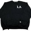 画像3: SRVNTZ LA Crewneck ブラック (3)