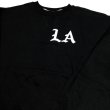 画像2: SRVNTZ LA Crewneck ブラック (2)