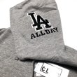 画像2: LA ALL DAY HOOD グレー/ブラック (2)