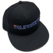 画像1: CALIFOGRIFO FILA snapback cap ブラック (1)