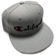 画像1: CALIFOGRIFO Champion snapback cap グレー (1)