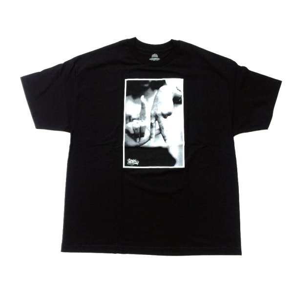 画像2: Estevan Oriol LA SIGN TEE ブラック (2)