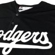 画像3: Majestic Dodgers Game shirt ブラック/ホワイト (3)