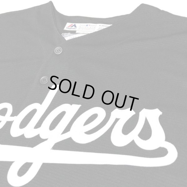 画像3: Majestic Dodgers Game shirt ブラック/ホワイト (3)