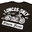 画像1: LOWCO LOWCOS ONLY TEE ブラウン (1)