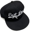 画像1: East Los Boy GUN Snapback cap ブラック (1)