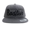 画像1: BAD FISH CLOTHING Snapback cap チャコールグレー (1)