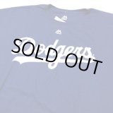 画像: Majestic社製 LA Dodgers Bigsize TEEブルー